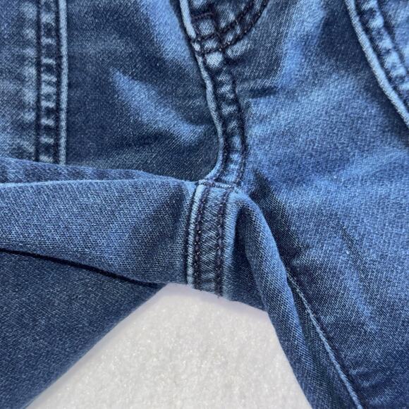 American Eagle Jeans Womens Size 000 Next Level Stretch Elastic Waist Cuff 22x27 - Picture 11 of 16